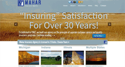 Desktop Screenshot of maharinsurance.com